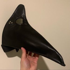 Plague Doctor Leather Mask Halloween Fetish Costume